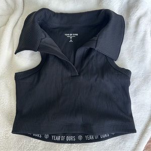 YEAR OF OURS Gabriela rib crop top